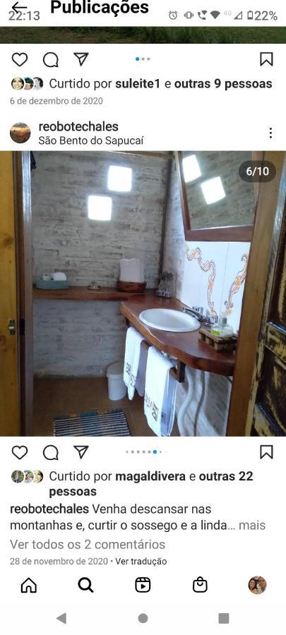 Reobote Chales São Bento do Sapucaí Exteriör bild